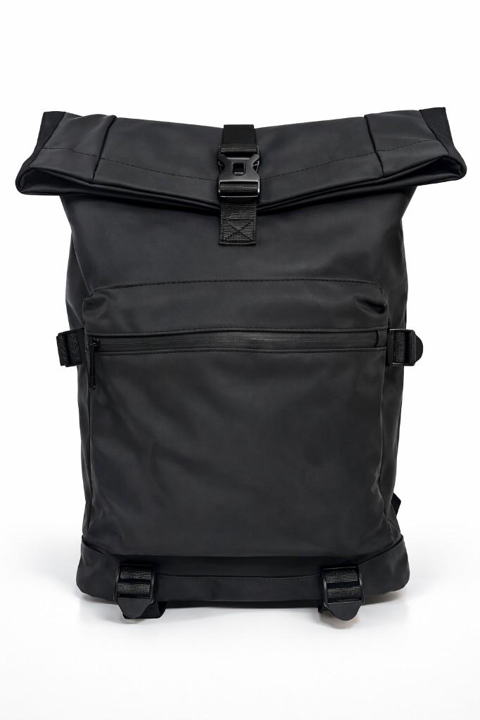 Roll-top hátizsák – fekete (Enjoy the Trip)