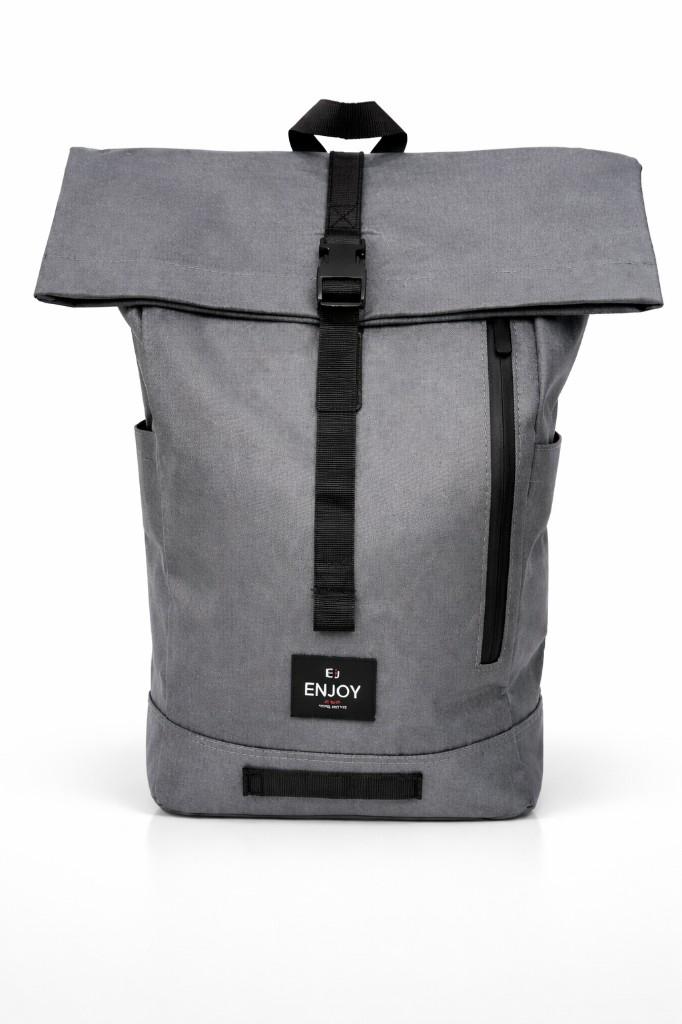 Roll-top hátizsák – szürke