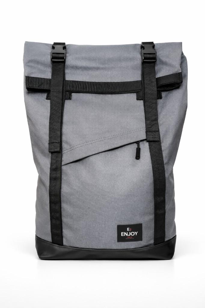 Roll-top hátizsák – szürke (ENJOY)